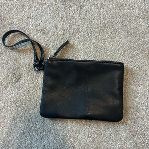 Steve Madden Black Wristlet Clutch